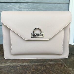 Touchscreen Tablet Messenger Bag with RFID Pale Pink